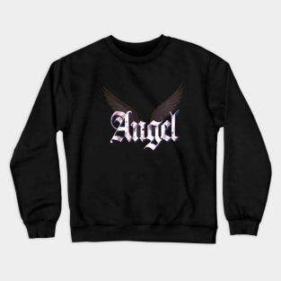 Gothic Angel Wings Crewneck Sweatshirt